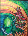 Lover Going for the Swamy in Her Hand